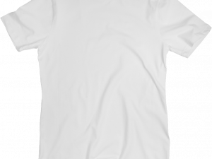 White Shirt Front and Back No Background