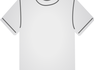 White Shirt Front and Back PNG File