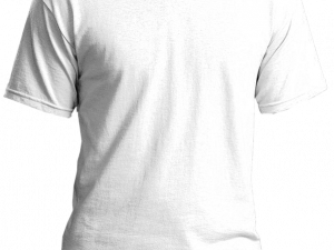 White Shirt Front and Back PNG Image File