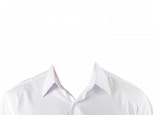 White Shirt Front and Back PNG Image HD