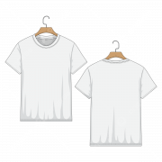 White Shirt Front and Back PNG Photos