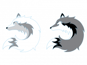 Wolf Logo PNG Cutout