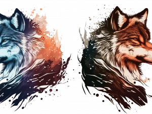 Wolf Logo Transparent