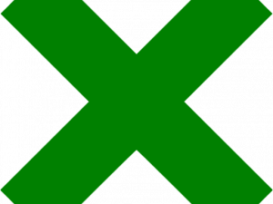 X Mark PNG Cutout