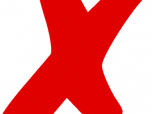 X Mark PNG File