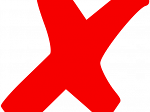 X Mark PNG Image