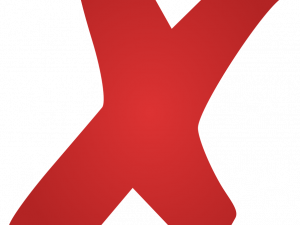 X Mark PNG Photo