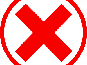 X Mark PNG Picture