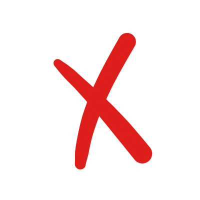 X Mark PNG