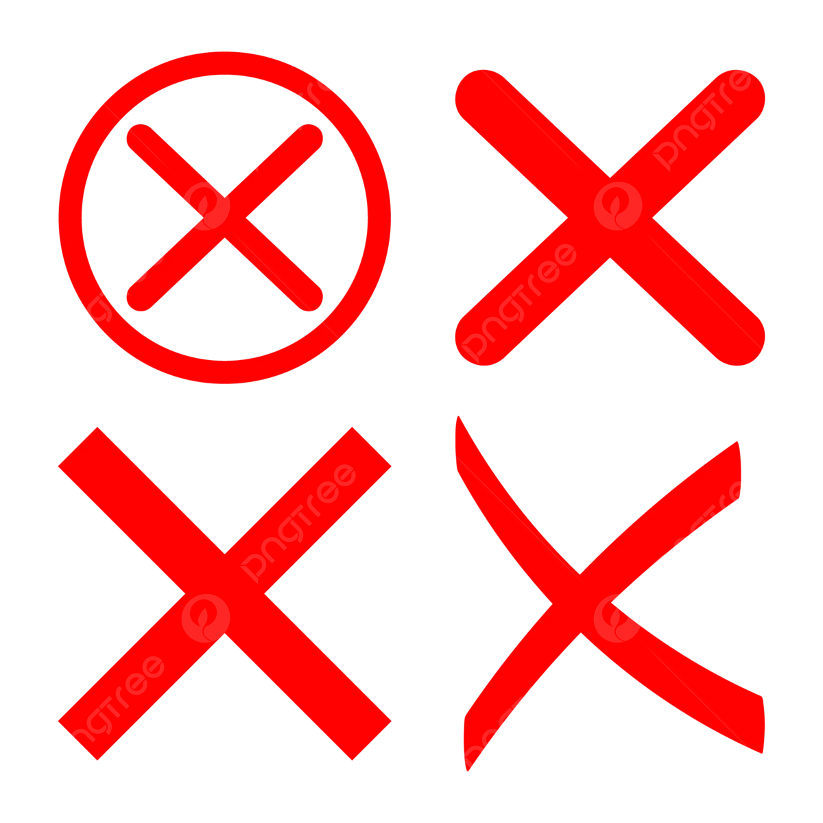 X Mark Transparent