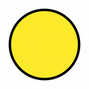 Yellow Circle PNG Image