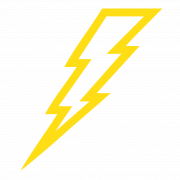 Yellow Lightning PNG Image HD