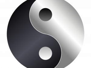 Yin Yang Background PNG