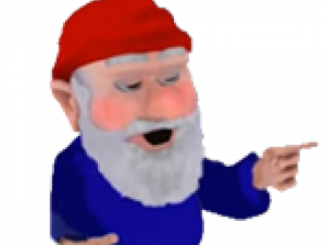 You've Been Gnomed PNG Background