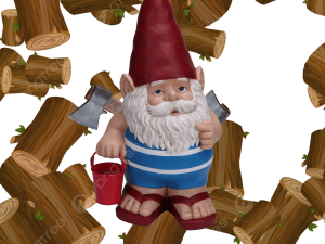 You've Been Gnomed PNG Cutout