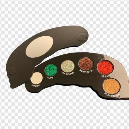 makeup palette, vibrant colors, cosmetic products, beauty essentials, Alien Romulus PNG