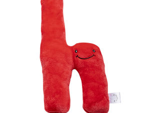 plush letter h, red soft toy, smiling character pillow, adorable alphabet plush, Alphabet Lore Letter H PNG