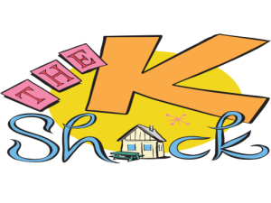 K Shack, colorful logo, unique design, casual dining, Alphabet Lore Letter K PNG