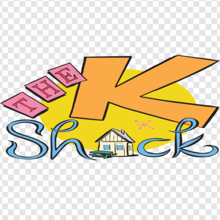 K Shack, colorful logo, unique design, casual dining, Alphabet Lore Letter K PNG