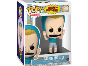 Cornholio figure, Funko Pop collectible, Beavis and Butt-Head merchandise, cartoon character toy, Beavis Butthead PNG