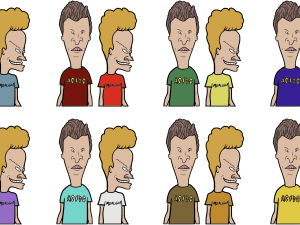 animated characters, cartoon duo, 90s nostalgia, Beavis and Butt-Head, Beavis Butthead PNG