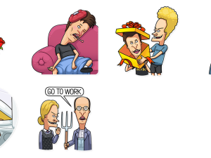 sick character, humorous illustration, cartoon antics, work motivation, Beavis Butthead PNG