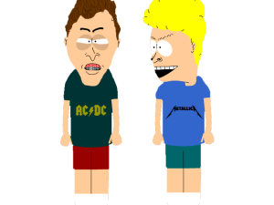 animated characters, cartoon duo, comedy series, pop culture icons, Beavis Butthead PNG