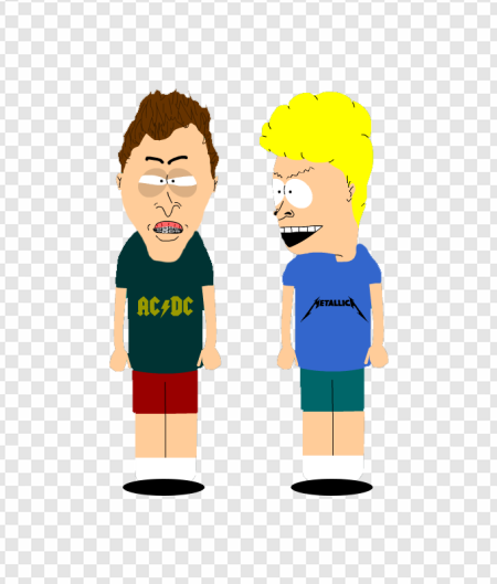 animated characters, cartoon duo, comedy series, pop culture icons, Beavis Butthead PNG