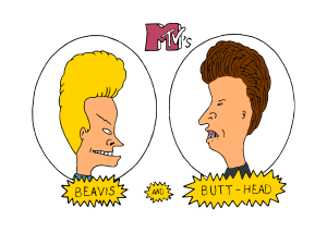 Beavis and Butt-Head, animated series, MTV characters, comedy duo, Beavis Butthead PNG