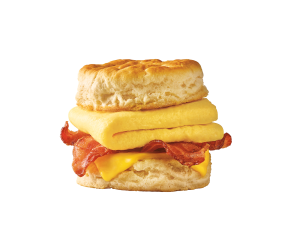 breakfast sandwich, biscuit sandwich, bacon and egg, cheesy breakfast treat, Beef Sausage Egg and Cheese PNG