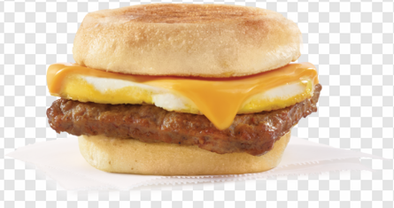 breakfast sandwich, sausage muffin, egg cheese sandwich, fast food breakfast, Beef Sausage Egg and Cheese PNG