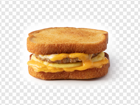 breakfast sandwich, cheese sandwich, egg sandwich, toasted sandwich, Beef Sausage Egg and Cheese PNG