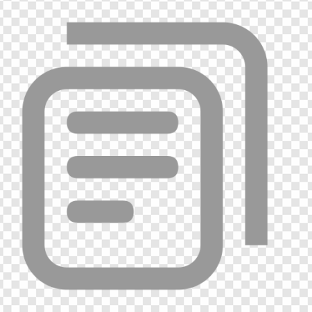 document icon, file symbol, text representation, digital document, Copy Icon PNG