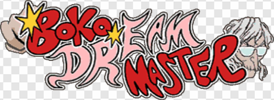 anime logo, dream master, creative design, vibrant colors, Boku Yume No Tatsujin PNG