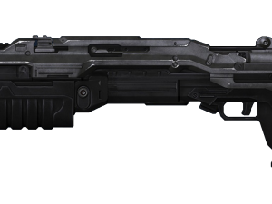 futuristic firearm, sci-fi weapon, tactical gun, black assault rifle, CQB Halo PNG