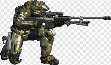 military soldier, futuristic armor, combat rifle, tactical pose, CQB Halo PNG