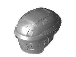 futuristic helmet, sci-fi headgear, protective gear, space equipment, CQB Halo PNG