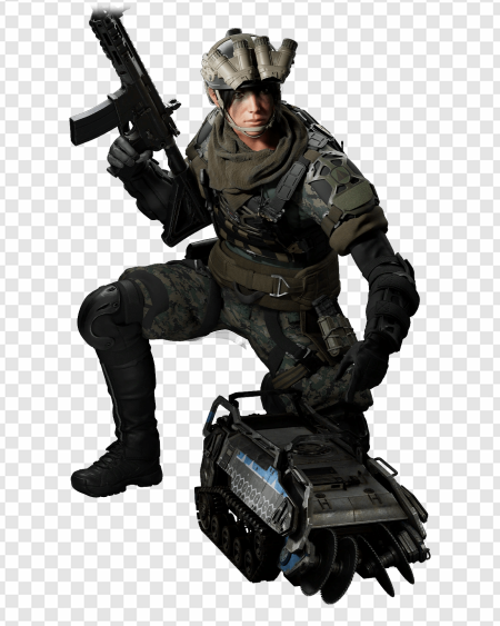 military soldier, tactical gear, combat equipment, action pose, CQB Halo PNG