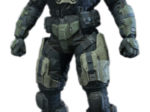 armored soldier, sci-fi character, futuristic combat suit, video game hero, CQB Halo PNG