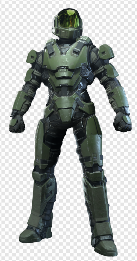 armor suit, futuristic combat gear, sci-fi soldier, green exoskeleton, CQB Halo PNG