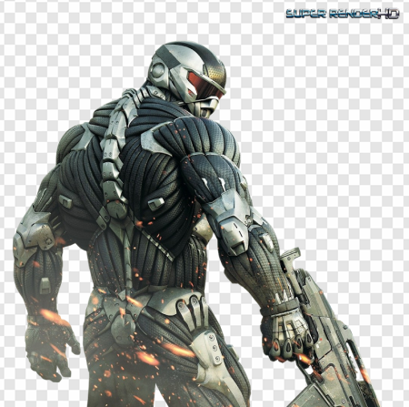 cybernetic soldier, futuristic armor, action game character, sci-fi warrior, CQB Halo PNG