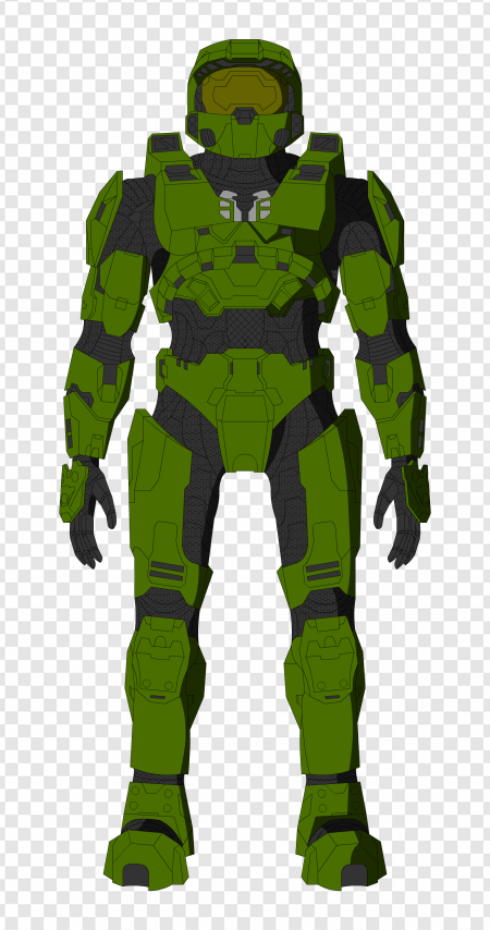 futuristic armor, sci-fi character design, video game protagonist, green combat suit, CQB Halo PNG