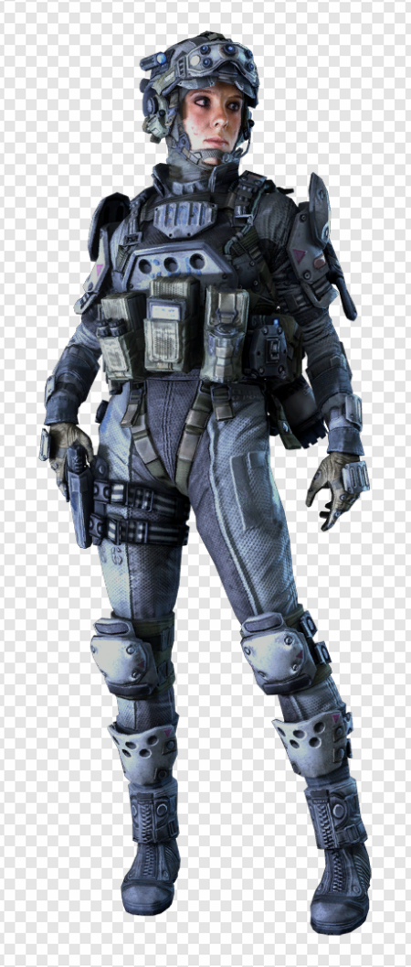 military soldier, tactical gear, futuristic combat, armored figure, CQB Halo PNG