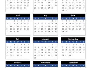 2025 Yearly Calendar Layout, annual planner, monthly schedule, date organization, time management, Calendar 2025 PNG