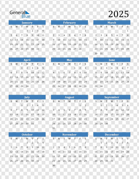 Annual Calendar 2025, year planner, monthly schedule, important dates, events calendar, holiday schedule, Calendar 2025 PNG