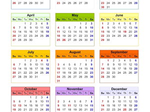 2025 Annual Calendar Overview, Yearly Planner, Monthly Schedule, Important Dates and Holidays, Calendar 2025 PNG