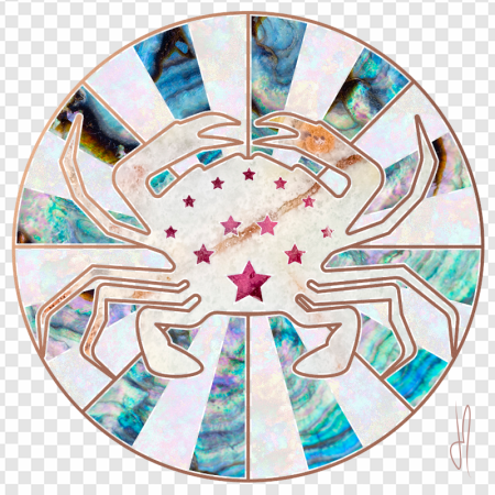 crab zodiac symbol, astrology sign, celestial art, cancer constellation, Cancer Season PNG