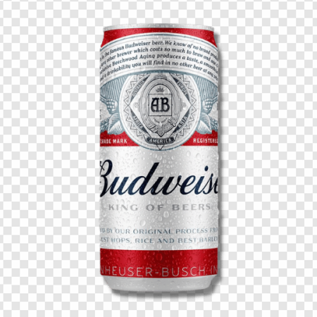 Budweiser beer, American lager, iconic beverage, Anheuser-Busch, Cerveza Budweiser 269 Ml 24 Unidades PNG