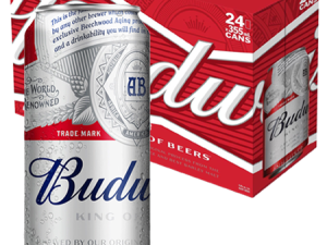 Budweiser beer, American lager, 24-pack, premium quality, Cerveza Budweiser 269 Ml 24 Unidades PNG