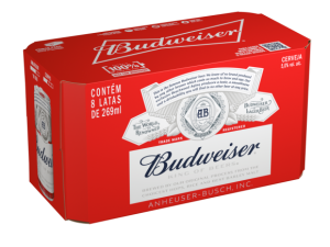 Budweiser beer, lager pack, American beer, Anheuser-Busch, Cerveza Budweiser 269 Ml 24 Unidades PNG